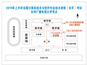 全国计算机技术与软件专业技术资格考试即将开考，台州考场示意图及计算机软件技术开发备考指南